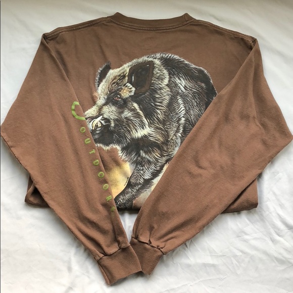Blue Water Tops - ❌SOLD 🆘Al Agnew Magellan Boar Long Sleeve Tee